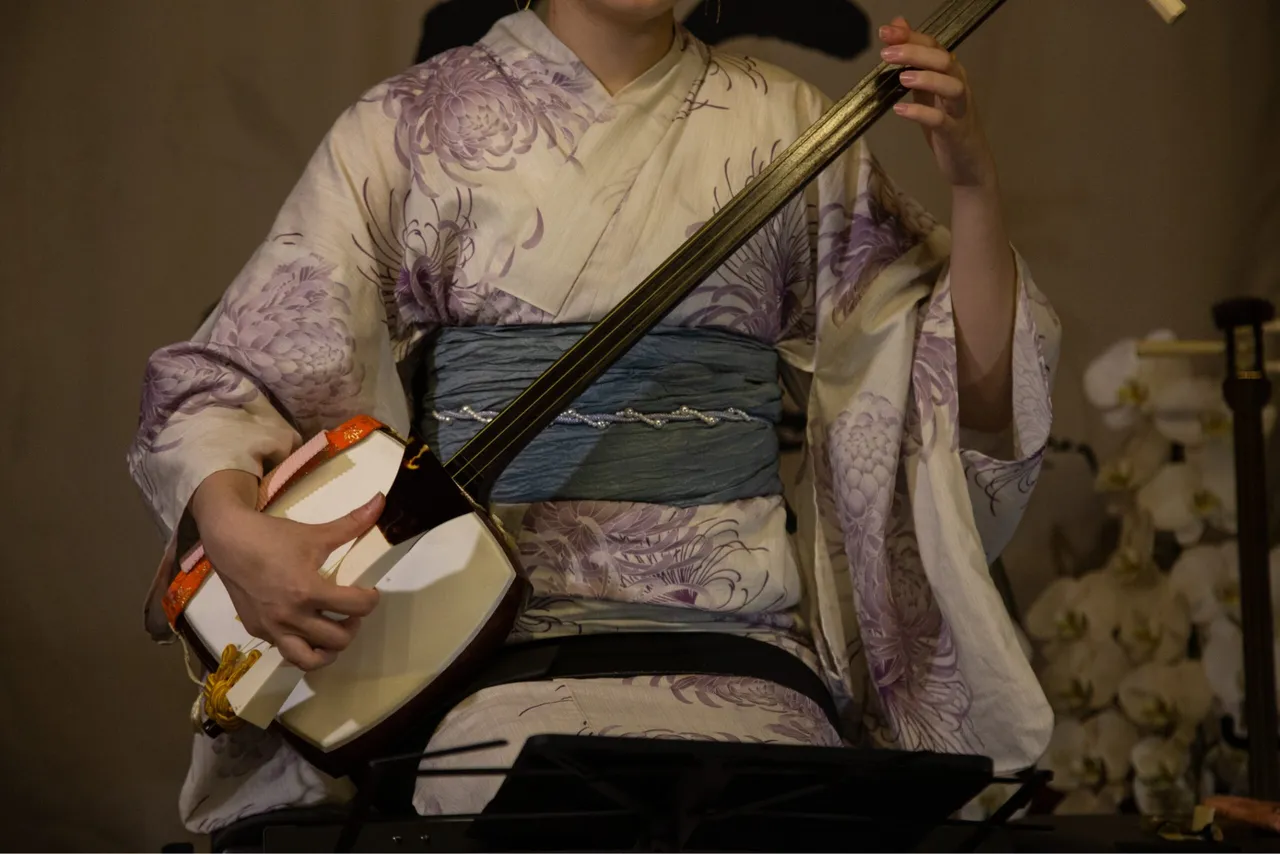 Tatami room setup for concerts
